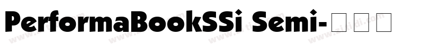 PerformaBookSSi Semi字体转换